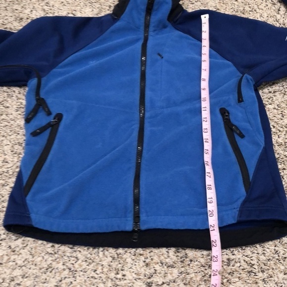 Columbia Soft Shell Fleece Jacket Size Small Blue - Picture 9 of 10